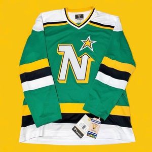 MINNESOTA NORTH STARS • OFFICIAL FANATICS VINTAGE NHL HOCKEY JERSEY • SMALL